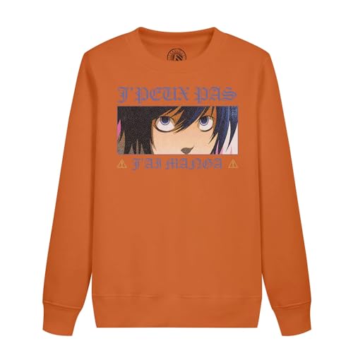 Manga sweatshirt enfant otaku j'peux pas j'ai manga fanart anime