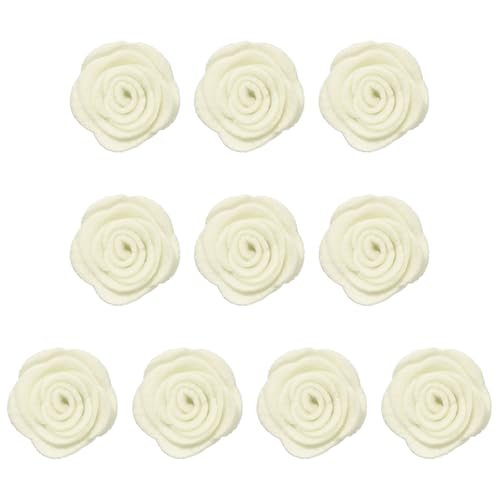 uxcell �t�F���g���n �t�����[���� 10�� 1.55�C���` �s�D�z �� �\�[�C���O �A�b�v���P �I�[�i�����g ���� �w�b�h DIY �E�F�f�B���O �p�[�e�B�[ �X�N���b�v�u�b�N �w�A�f�R���[�V���� �x�[�W��