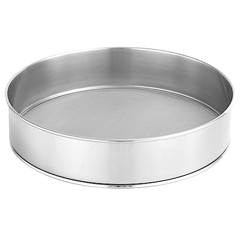 TOPBATHY Tamis À Farine INOX 30Cm Maille Fine pour Cuisine Pâtisserie Tamissage Sucre Glace Pizza Filtre De Cuisson Et Précis