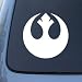 REBEL ALLIANCE - Vinyl Decal Sticker #A1463 | Vinyl Color: White