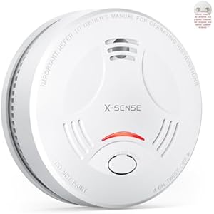 X-Sense Smart-Rauchmelder WLAN mit Magnethalterung, Zertifiziert nach EN 14604, Basisstation SBS50 erforderlich (separat erhältlich), SD11-MR, 1 Stück 1 x SD11-MR ohne Basisstation Weiß