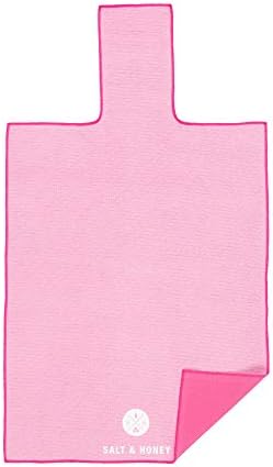 Salt & Honey Non-Slip Pilates Reformer Mat Towel (Pink)