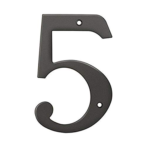 Numéro de maison 6 laiton massif de 15,2 cm pour accueillir vos invités avec style