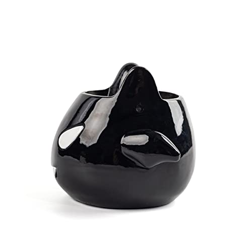 Luckyvin Animal Flower Pot Bird Bat Flower Pot Bird Planter Bird Hanging Planter With Drainage Hole Home Decor Can Also Be Used As A Pen Holder,Bat #TOP4