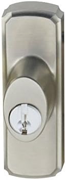Andersen Newbury¬ Style - Exterior Keyed Lock with Keys (Left Hand) in Satin Nickel