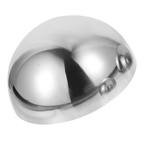 JOINPAYA Boule Creuse Miroir Demi-sphère en Acier Inoxydable 304, 200 Mm, Décoration Murale et Jardin D'extérieur, Accessoire pour Maison et Espace Jardin