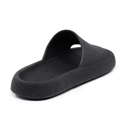 Chinelo Nuvem Feminino Ortopédico Leve Macio Confortável Moda Verão (37/38, Preto)