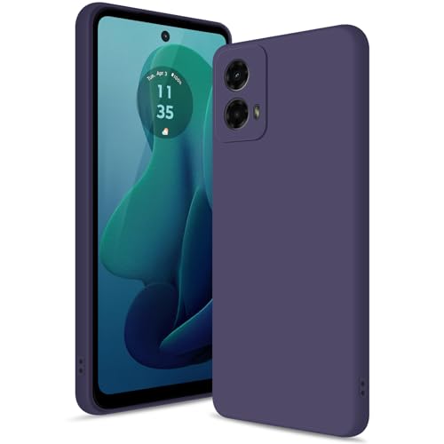 Btstring Silicone Case for Motorola Moto G 5G 2024, Deep Purple