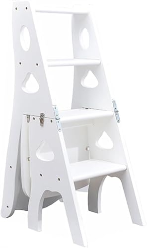 Taburete Plegable Cocina Gris Marca Generic