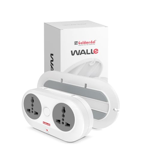 Goldmedal Wall-E- Travel Adaptor with Mobile Stand (Pack of 1) - White (B0CZTPKV98) Amazon Price History, Amazon Price Tracker
