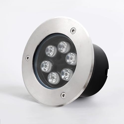 Foco empotrable para Exteriores, IP66, Resistente al Agua, CA 85-110 V, para jardín, Patio, Valla, escalón, terraza y Paisaje (Morado, 15 W)