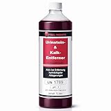 Urinsteinentferner EXTRA STARK Profi Konzentrat 1000ml – Kraftvoller WC Reiniger extra stark entfernt hartnäckigen Urin und Kalk, Toilettenreiniger extrem stark
