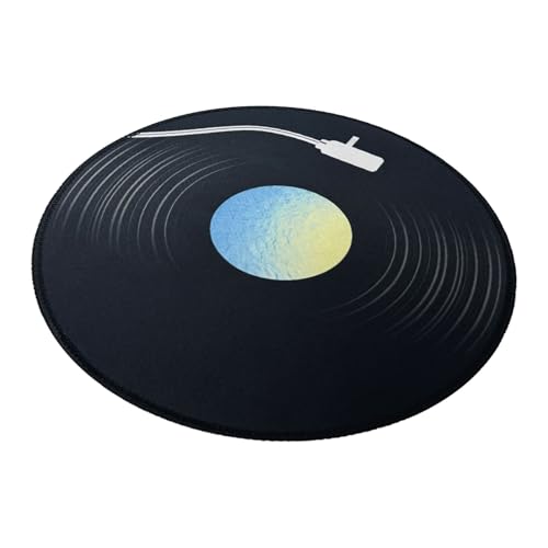 Tapis de souris rond vintage antidérapant résistant pour éviter les glissements