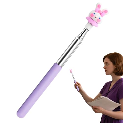 Qutalmi Puntero Para Aula - Puntero Extensible para Clases,Material Escolar Ligero con Diseño Divertido, Herramientas Educativas para Educación Especial y Aprendizaje Interactivo a