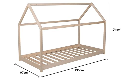 Cama de cama 90x190 Panda cruda con acabado premium para descanso óptimo 4