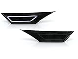 USR UNIQUE STYLE RACING DEPO civic side markers-911 Carrera Style LED Light Bar Smoke Front Bumper S