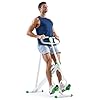 Sunny Health & Fitness Row-N-Ride - Appareil d'entraînement pour fessiers et Cardio Complet, Appareil d'exercice Vertical Row-N-Ride Vert - NO 077G