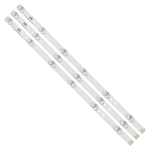 GTHAD [Accesorios de TV] Tira de LED de 3 Piezas for LG 32''LC320DUE 32LF5800 32LB5610 32LB550B 32LB561 32LB572 32LB570 32LB550 32LB5700 32LB580 32LB582