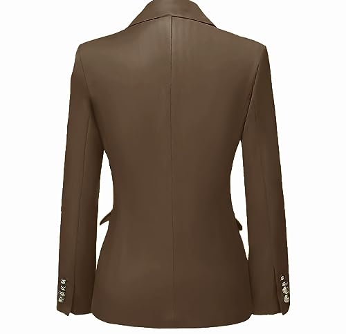 Double-Breasted Women's Pant Suit - 2 Piece Set for Work Professional3