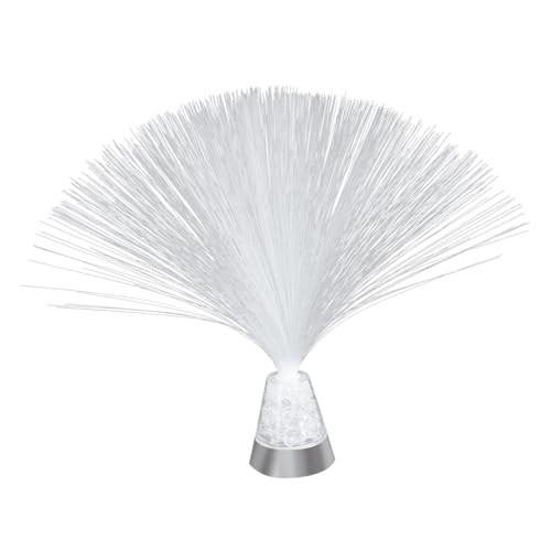 TOBBOMEY Fiber Optic Light Lamp Color Changing Optical Fiber Night Light USB Battery Powered Unique Decorative Lamp for Parties Home Decor and Relaxation