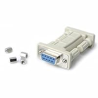 StarTech.com DB9 RS232 Serieller Nullmodem-Adapter – Buchse/Buchse