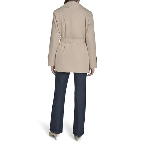 Tommy Hilfiger Women's Belted Double Breasted Everyday Trench Coat4
