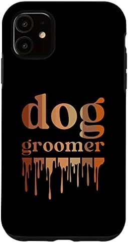 iPhone 11 Dog Groomer Melanin Dog Grooming Black Case