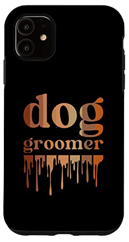 Iphone 11 Dog Groomer Melanin Dog Grooming Black Case #TOP23