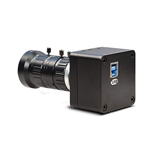 MOKOSE USB Webcam with C-Mount 10-50mm Telephoto Zoom Manual Lens 4K@30fps UVC Camera Free Drive Compatible Windows Mac OS X Linux - Thumbnail 2