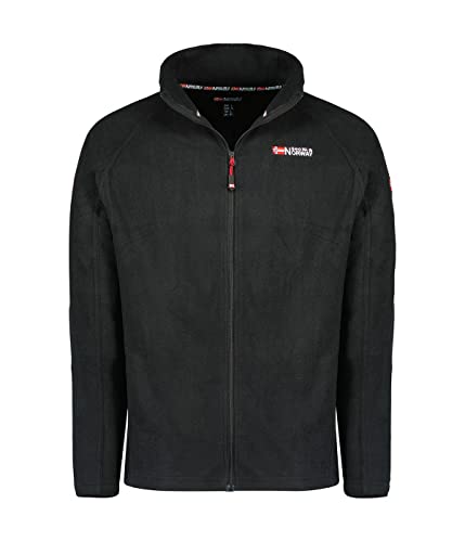 Veste polaire homme noir Geographical Norway taille L pour rester au chaud pendant le travail extérieur