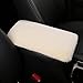 crazy bean Auto Center Console Pad bracciolo per auto Copri tappetino per auto caldo in peluche corto(Beige)
