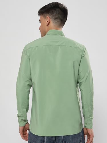 Image of Men's Polycotton Solid Shirt Pack of 3 | Regular Fit Full Sleeve Casual & Formal Wear Shirt Combo for Men | Soft & Durable Shirts