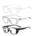 YZTLFGE Compatible for Most Safety Goggles, 3-Pack Anti-Splash Windproof Dustproof Glasses for Laboratory, Industrial, and Riding Use