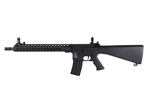 CyberGun Colt M16 Keymod AEG Noir 180872 Full métal/Couleur Noir/électrique (0.5 Joule)-Semi/Full Automatique