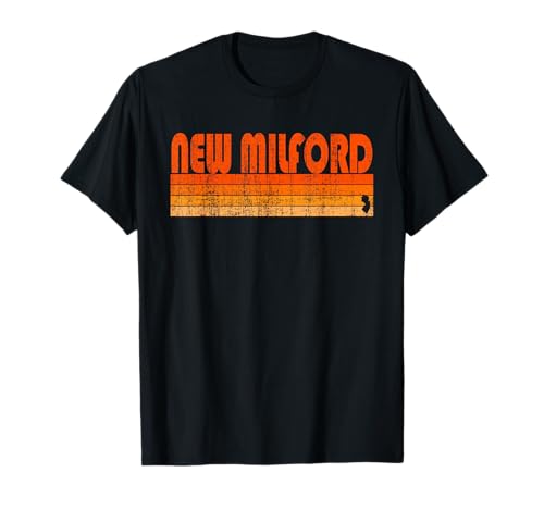 New Milford, New Jersey style rétro années 80 T-Shirt