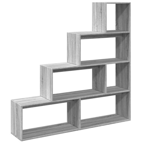 Librería de diseño moderno en madera Sonoma para un salón distinguido 8