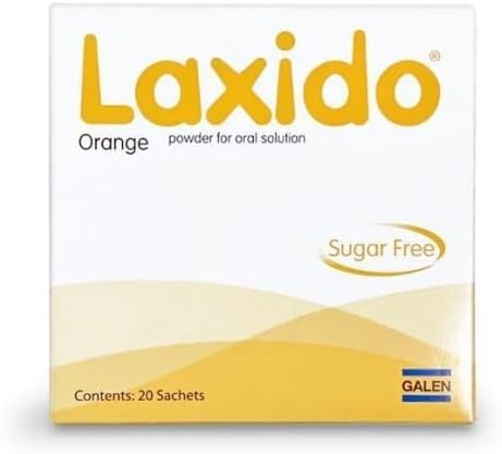 Orange Flavor Constipation Relief Powder - Effective for Chronic Constipation and Faecal Impaction - 30 Sachets