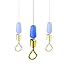 LIOOBO 20pcs Anti-Tangle Bean Silicone Ring Fishing Buoy Buoy Sea Fishing Tool Fishing Line Stop Nightlight Buoy