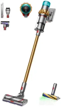 Dyson V15 Detect Cordless Stick Vaccum, Yellow/Nickel (Renewed)