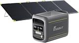 FOSSiBOT F1800 Centrale Elettrica Portatile 1800W, 1024 Wh LiFePO4 Con Pannello Solare da 420 W, 100 W tipo C, Batteria 0-100% in 45 Minuti, per Casa, Viaggi e Campeggio