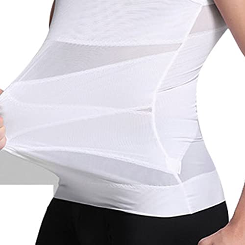 Camiseta de Telma para Hombres slimmable ligera con cuello ligero y ajuste de estómago cómodo 4