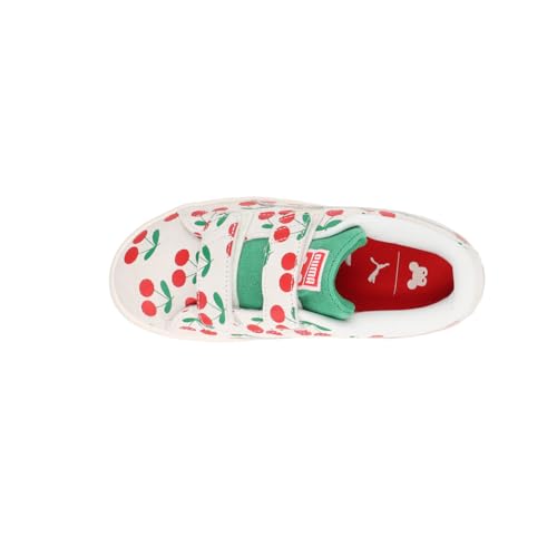 PUMA Kids Girls Suede Classic Xxi V Bebe De Pino Graphic Slip On Sneakers Shoes Casual - Green, Off White4