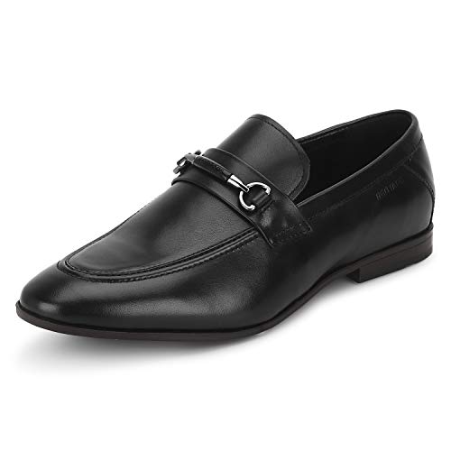 10 Best Red Tape Formal Shoes for Men: Exclusive Collections 4 Red Tape Men's Black Slip-On Shoes-6