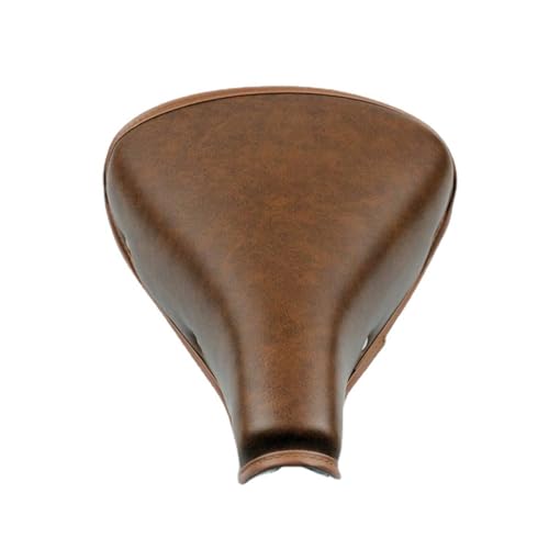 Selle de vélo vintage en cuir PU avec coussins confortables de montagne