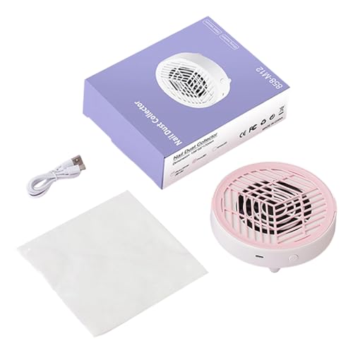 Colector de polvo de uñas profesional con bajo nivel de ruido para estaciones de manicura