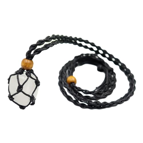 Genérico Cordones De Collar, Soporte De Piedra Vacío De Cuerda De Collar Ajustable, Cordones Collar Soporte De Piedra Vacía, Para Cristales, Cordón De Collar De Piedra, Joyería De Bricolaje, Se