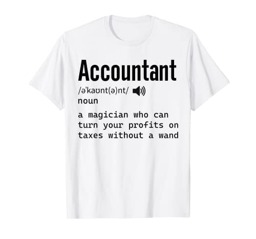 Contabilidad fiscal CPA Definición de contabilidad Camiseta