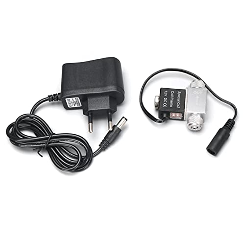 PAKASEPT Válvula magnética de CO2 para acuario o acuario, con interruptor automático, 12 V CC, CA 220 V Cover