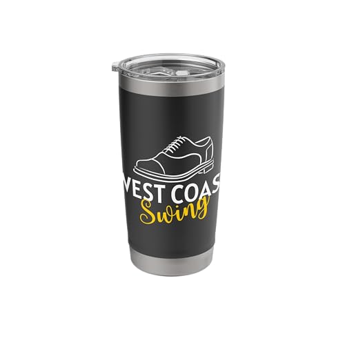 West Coast Swing Dancing Shoe & Stainless Steel Tumbler