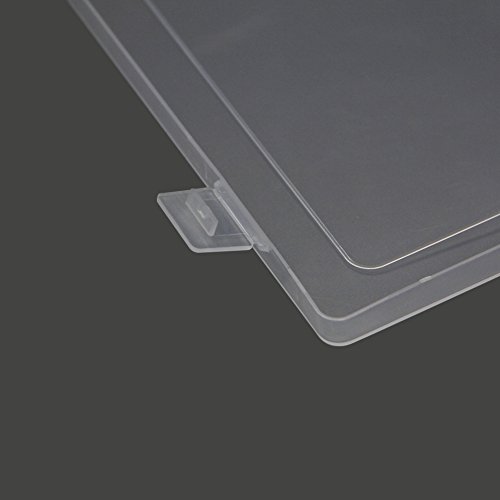 Zagarzoom Plastic Jewelry Organizer,Bead Case With 36 Grids,Clear #TOP1